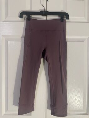 lululemon athletica Plum Purple Cropped Leggings